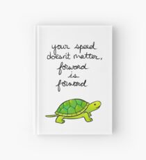 Cuaderno de tapa dura Adelante es Forward Turtle