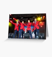 The Cast Of Jersey Boys (London) Greeting Card