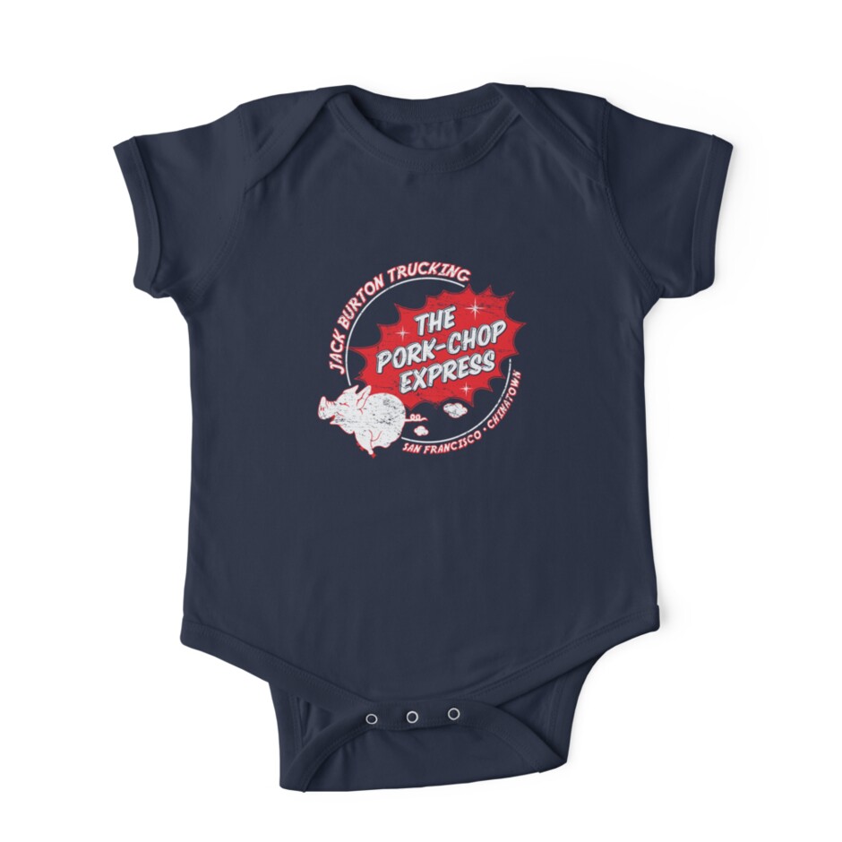 "Jack Burton Trucking Pork Chop Express" One Piece Short Sleeve by