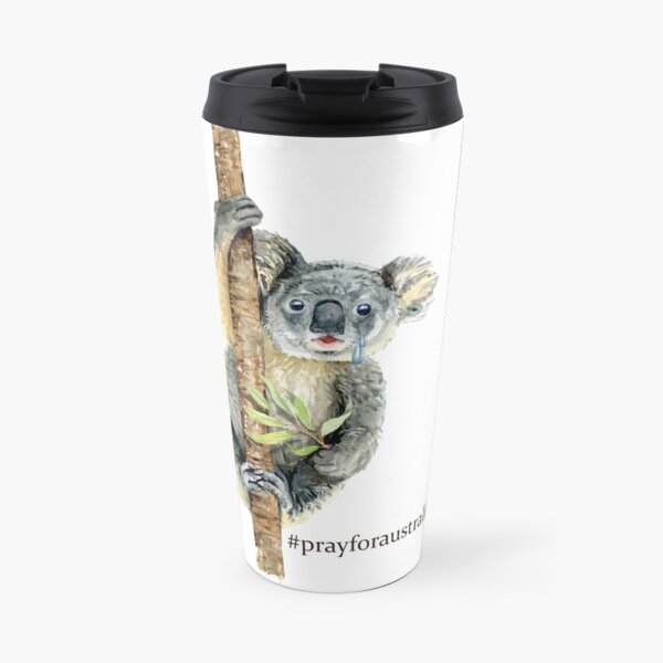 Pray for Australia Koala Travel Mug