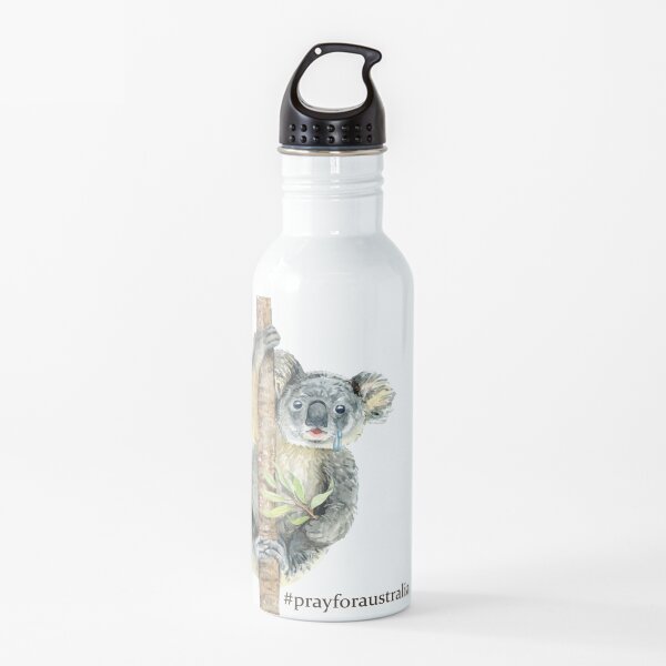 Pray for Australia Koala Water Bottle