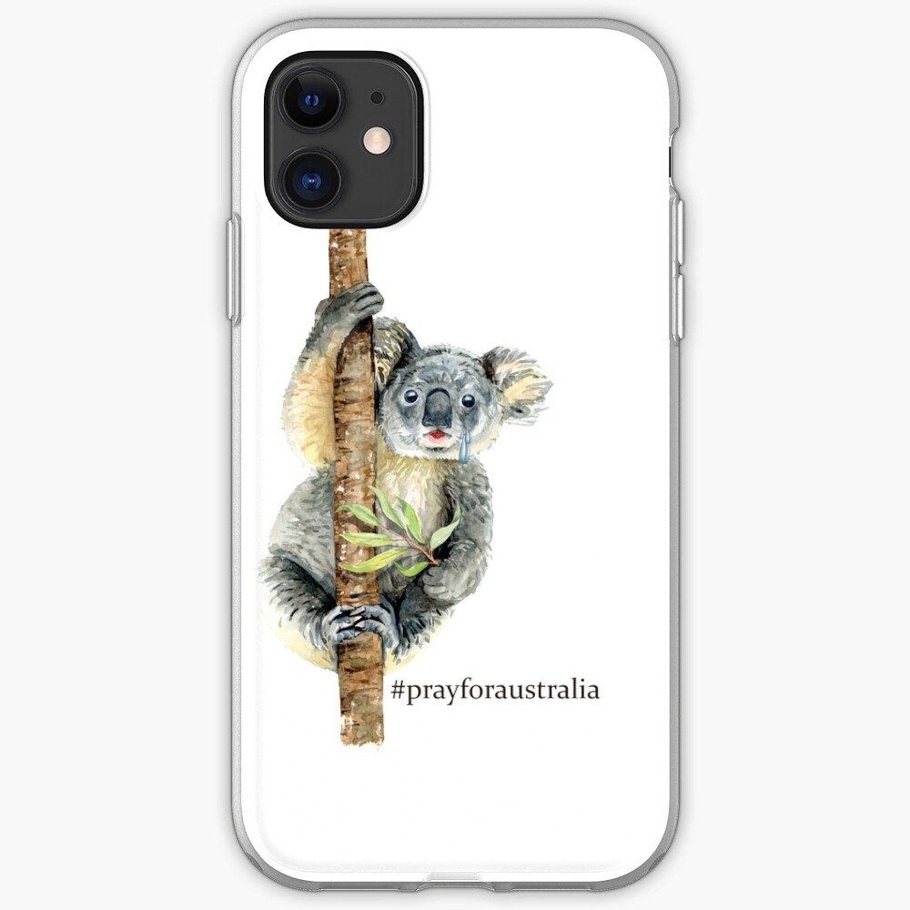 Pray for Australia Koala iPhone Case & Cover