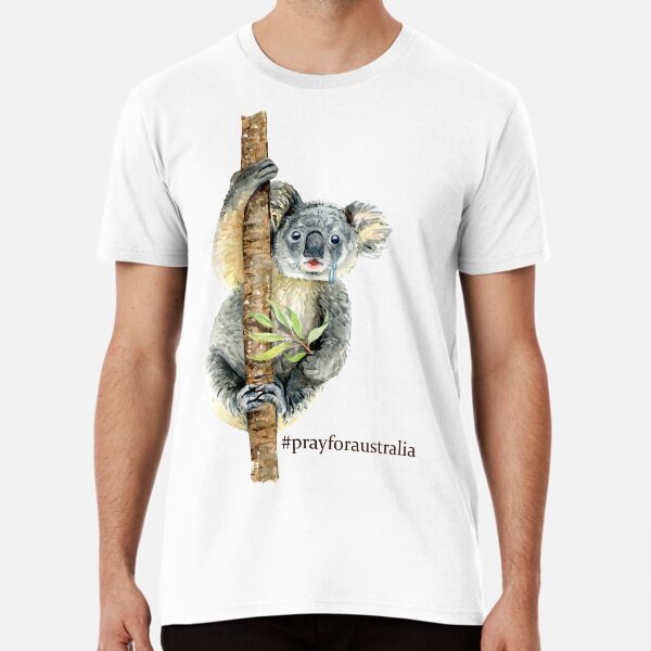 Pray for Australia Koala Premium T-Shirt