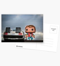 Outatime with Marty McFly Postcards