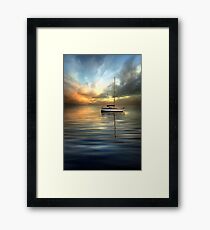 Dramatic Evening Framed Print