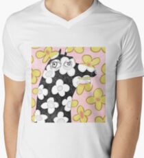 Wallpaper dog V-Neck T-Shirt