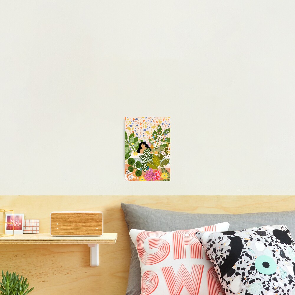 Bathing with Plants Photographic Print