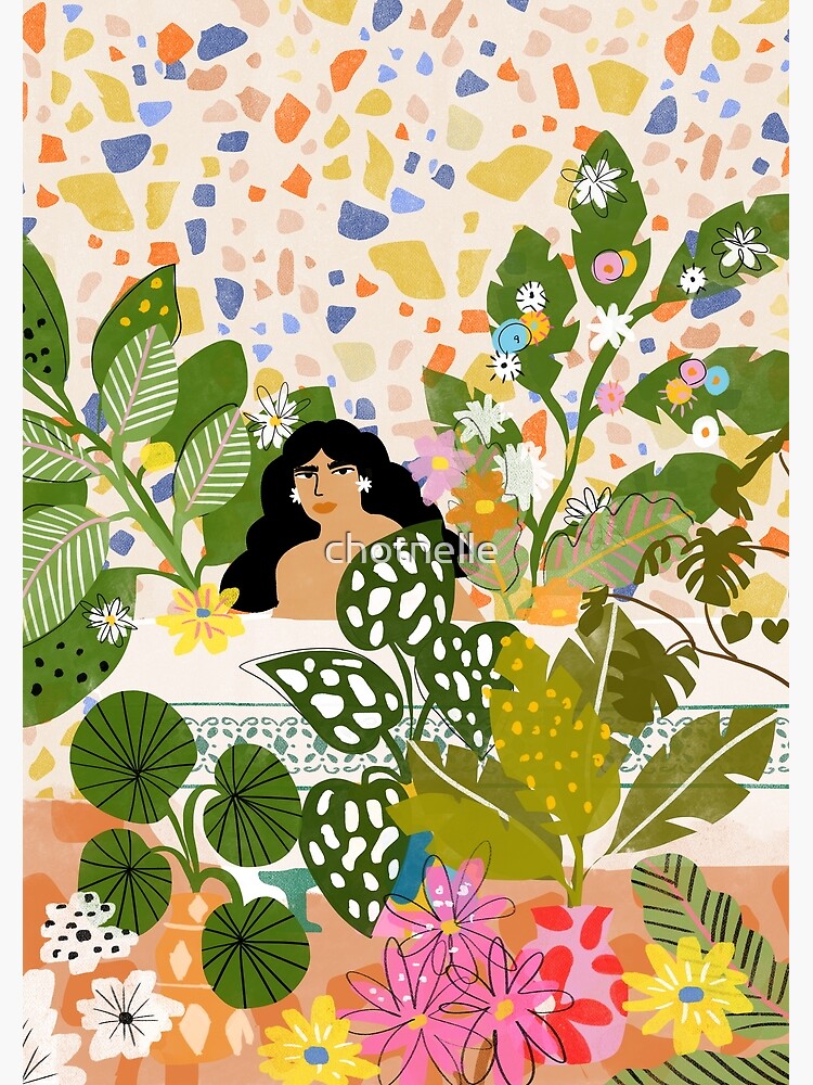 Bathing with Plants by chotnelle