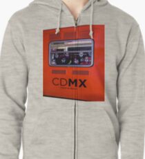 La Catrina Viaja en Metro CDMX 2151 Zipped Hoodie