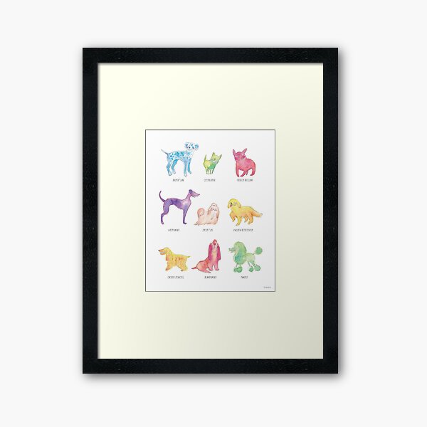 All the Dogs Framed Art Print