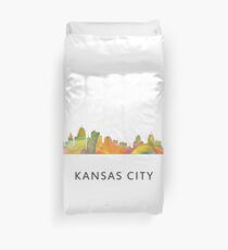 Kansas City, Missouri Skyline WB1 Duvet Cover
