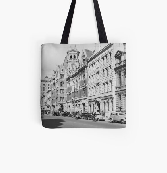 St George's Terrace, Perth, 1941, State Library of Western Australia All Over Print Tote Bag