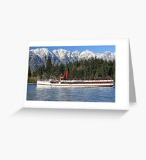 Steaming home Greeting Card
