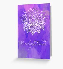 Crown Chakra - Enlightened Greeting Card
