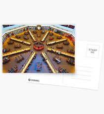 Reading Room Floor at SLV Postcards