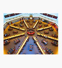 Reading Room Floor at SLV Photographic Print