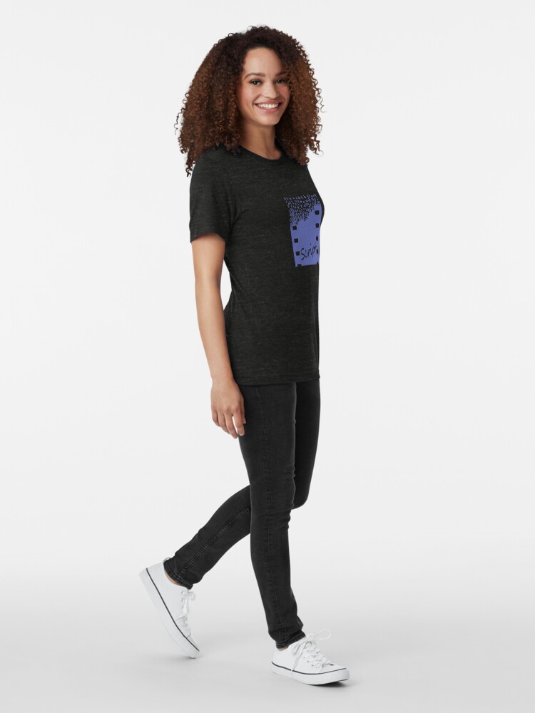 Alternate view of Film Script Large Tri-blend T-Shirt