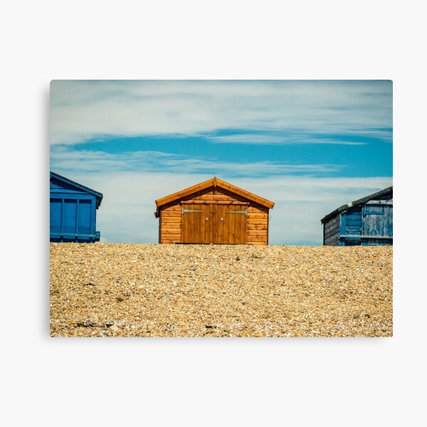 Beach huts Canvas Print