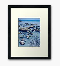 Rock Pools Framed Print