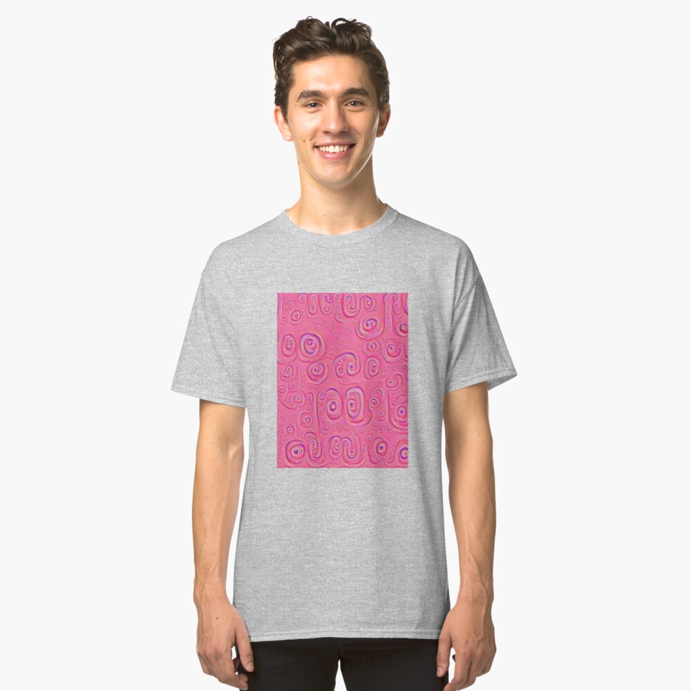 Deep Dreaming of a Purple World 4K Classic T-Shirt