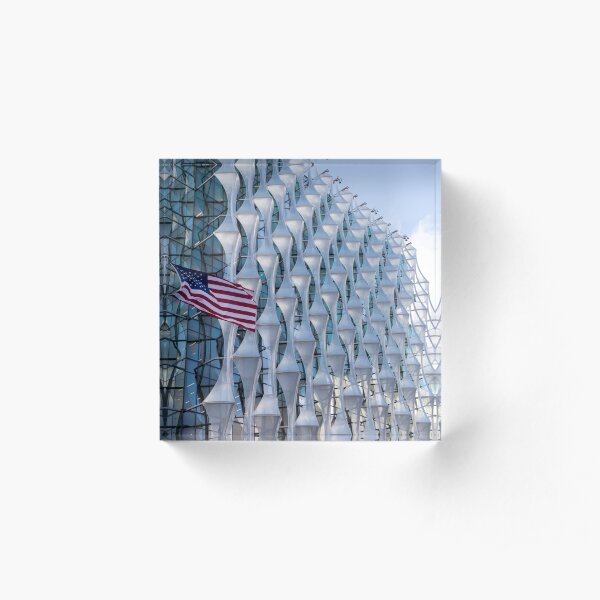 The Embassy of The United States of America Acrylic Block