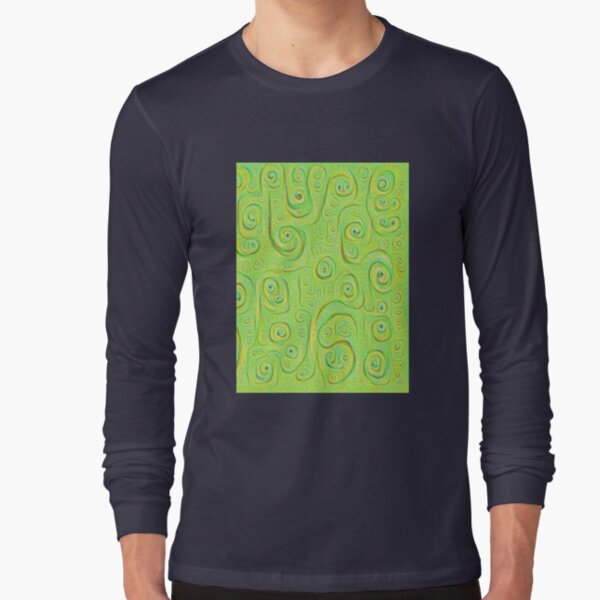 Deep Dreaming of a Green World 4K Long Sleeve T-Shirt