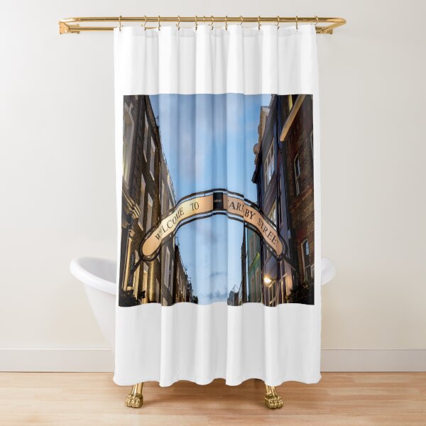 Signage at Carnaby Street City of Westminster, London Shower Curtain