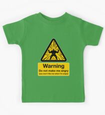 Don't Make Me Angry Kids T-Shirt