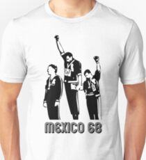 Olympische Spiele 1968 Black Power Salute V2 Unisex T-Shirt