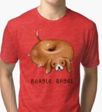 Beagle Bagel Tri-blend T-Shirt