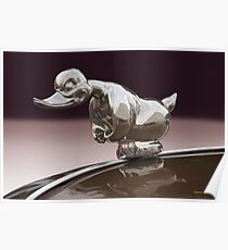 Angry Duck Hood Ornament Poster