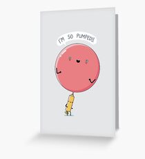 Tarjeta de felicitación Bombeado