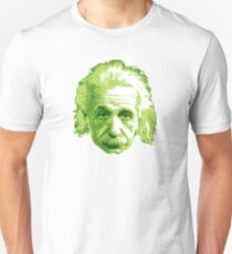 Camiseta ajustada Albert Einstein - Físico Teórico - Verde