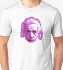 Camiseta ajustada Albert Einstein - Físico Teórico - Rosa