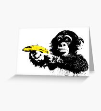 Bad Monkey Greeting Card