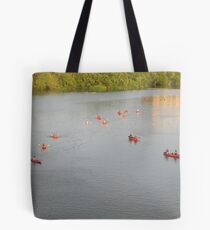 Canoes Gathering Tote Bag