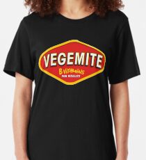 Vegemite B Vitamins for Vitality Slim Fit T-Shirt
