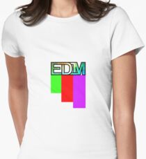 Artistic EDM Women's Fitted T-Shirt