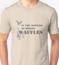 in the morning, donkey is making waffles Unisex T-Shirt