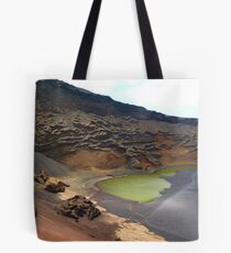 Green Crater lake Tote Bag
