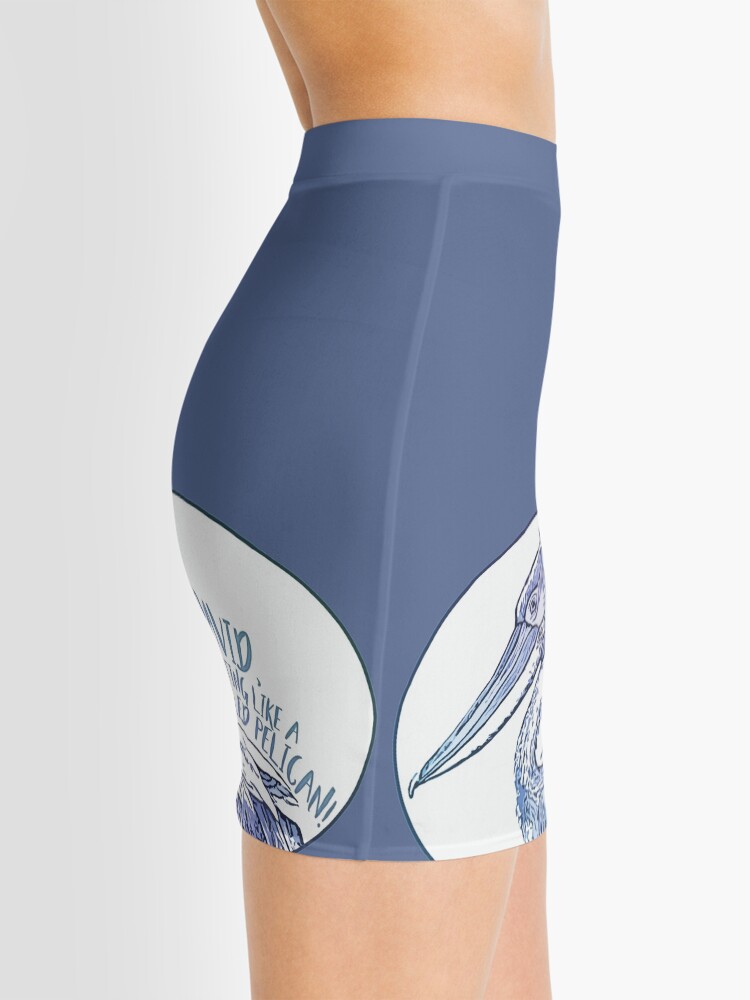 Alternate view of Schitt's Creek Disgruntled Pelican Mini Skirt
