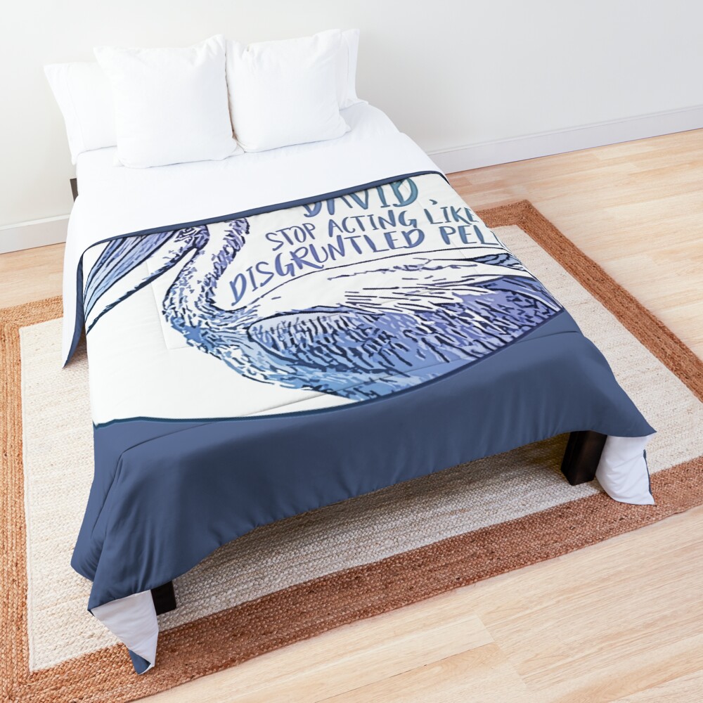 Schitt's Creek Disgruntled Pelican Comforter