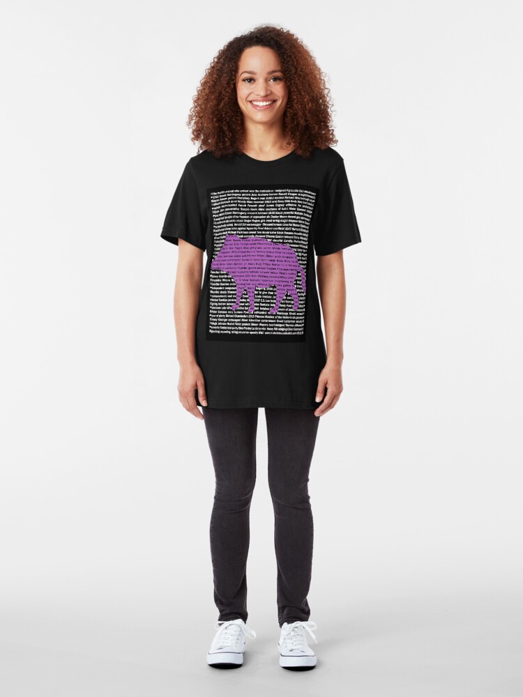 Alternate view of "The Year Of The Pig / Boar" Clothing Slim Fit T-Shirt