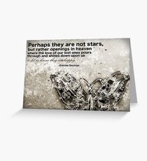 Openings in Heaven Greeting Card