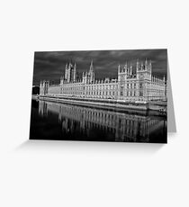 Palace of Westminster, London Greeting Card
