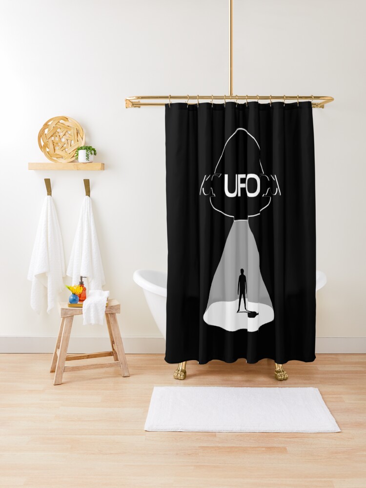 Classic 1970 Ufo Tv Series Shower Curtain By Wallabyworks Redbubble