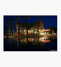 Pool Bar Photographic Print