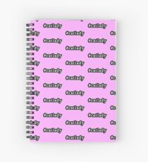 Cat Lady - Hashtag - Black & White Spiral Notebook