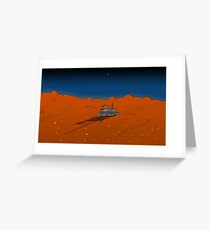 Roaming Mars Greeting Card