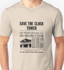 Back to the future - Save the clock tower ! Unisex T-Shirt